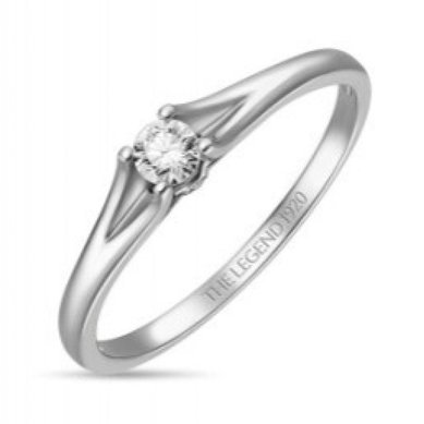 Помолвочное кольцо R01-SL06-015-G2-М12579 - Ювелирный бренд Московский ювелирный завод